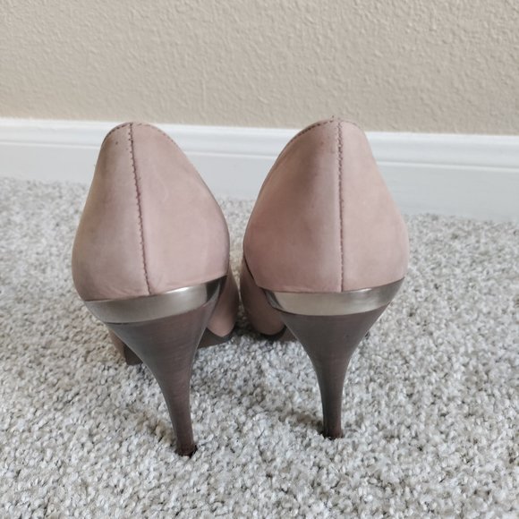 Steve Madden “Triggerr” Brown Suede Heels Size 6 - Picture 3 of 9